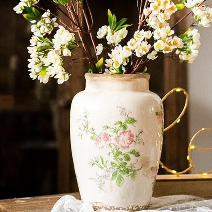Floral Pattern Flower Vase