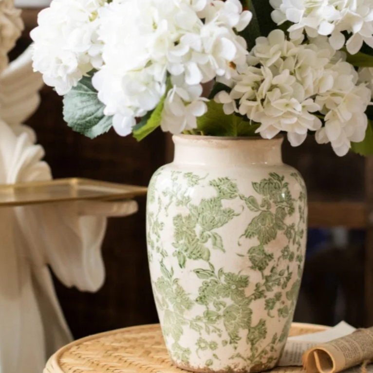 Floral Pattern Flower Vase