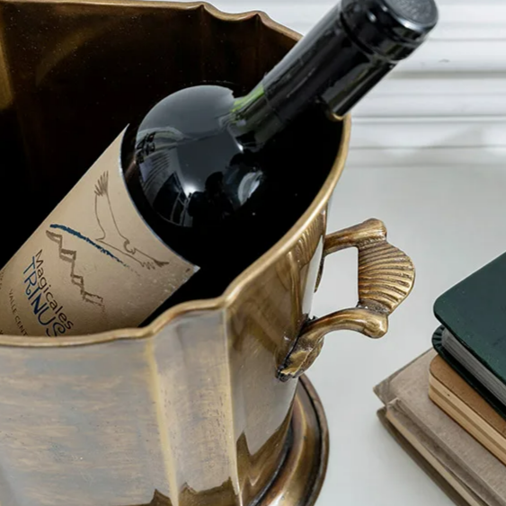 Luxury Carved Champagne and Wine Bucket