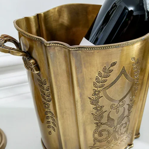 Luxury Carved Champagne and Wine Bucket