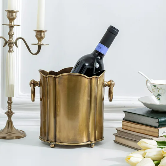 Luxury Carved Champagne and Wine Bucket