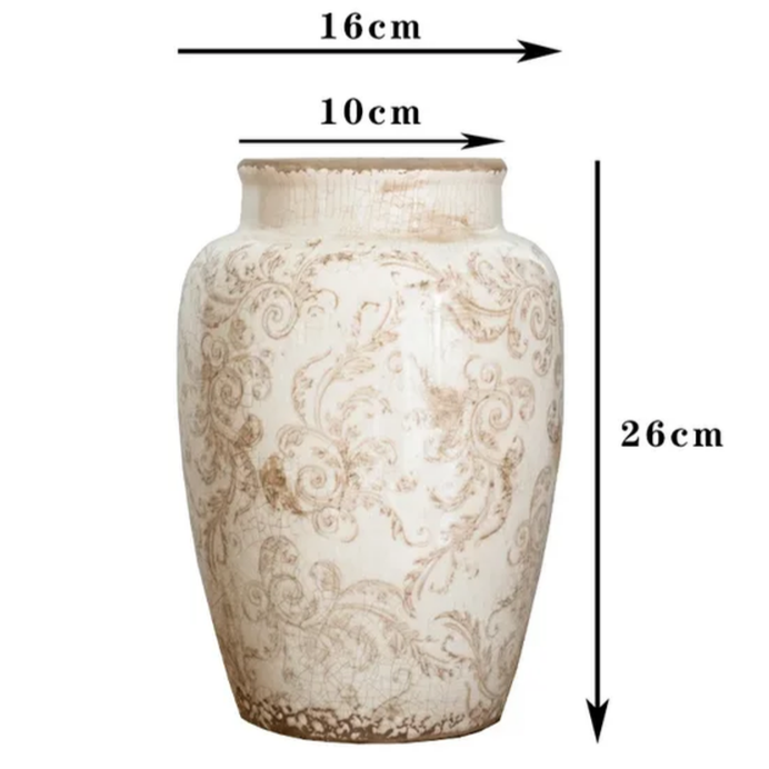 Floral Pattern Flower Vase 