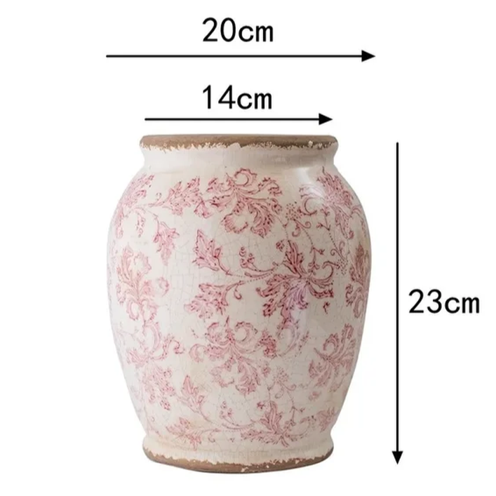 Floral Pattern Flower Vase 