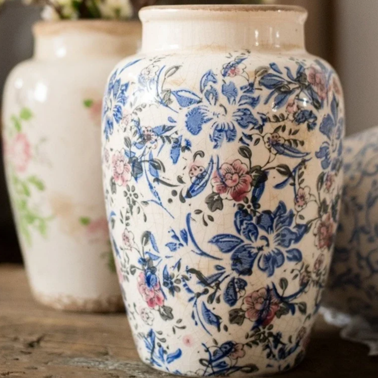 Floral Pattern Flower Vase 