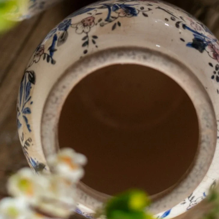 Floral Pattern Flower Vase 