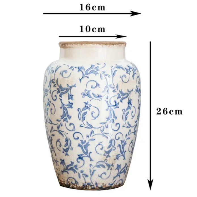 Floral Pattern Flower Vase 