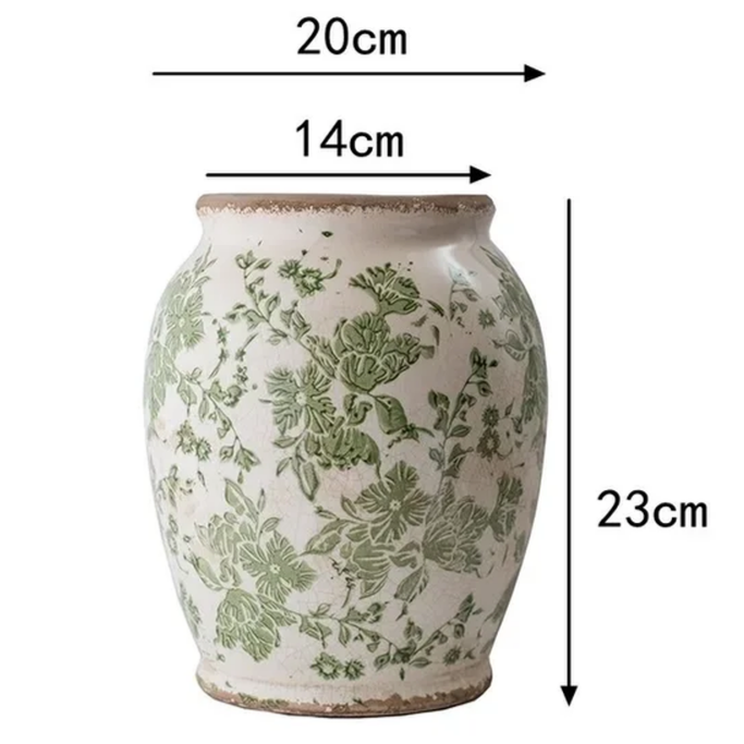 Floral Pattern Flower Vase 